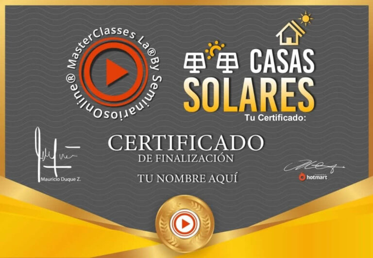 Curso Instalación de Paneles Solares